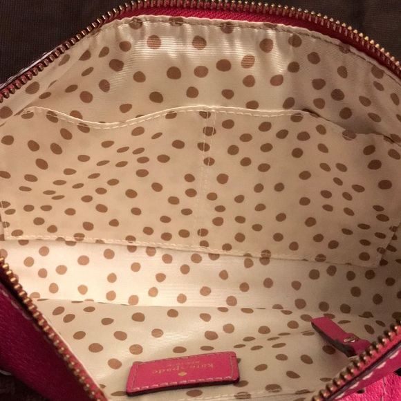 Kate Spade Pink handbag with gold chain NWOT - Picture 5 of 5